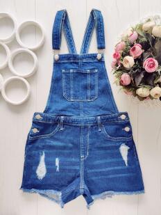 11,12 років, зріст 152 Джинсовий комбінезон з шортами