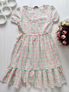 12,13 лет, рост 152,158 Новое летнее платье котон