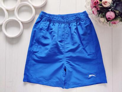 7,8 років, зріст 122,128 Сині шорти з кишенями на блискавці