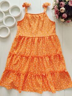 11 лет, рост 146 Яркий летний сарафан