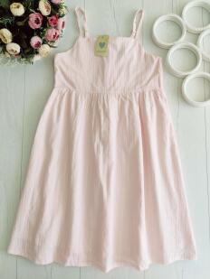 10,11 лет, рост 140,146 Новый нежно розовый сарафан