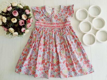 4,5 лет, рост 104,110 Красивое хлопковое платье