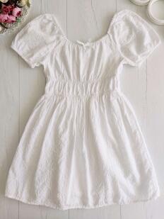 10,11 лет, рост 146 Белое платье с прошвы