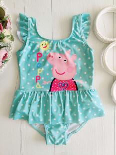 18,24 мес, рост 86,92 Мятный купальник