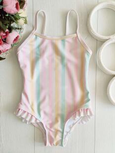 1,5,2 года, рост 92 Нежный детский купальник