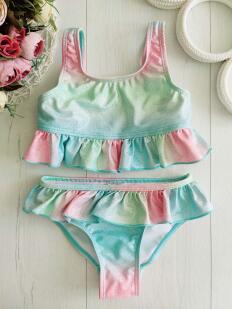 3,4 года, рост 98,104 Раздельный детский купальник