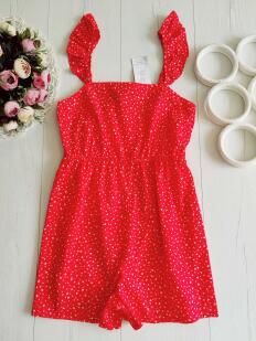 6\34 Новий червоний ромпер у сердечках