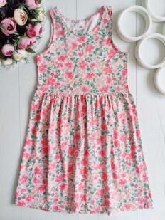 6,8 лет, рост 122,128 Цветочный сарафан