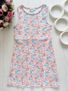 6,7 лет, рост 116,122 Сарафан в рубчик