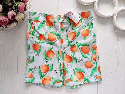 6,7 років, зріст 122 Нові бавовняні шорти в апельсинах