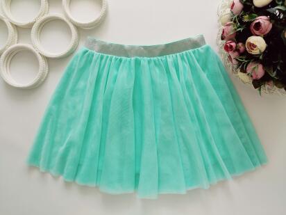 9,10 років, зріст 134,140 М'ятна спідниця фатин