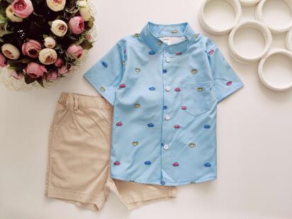 2,3 роки, зріст 98 Шорти з легкою сорочкою