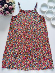 11,12 лет, рост 152 Сарафан в цветочках