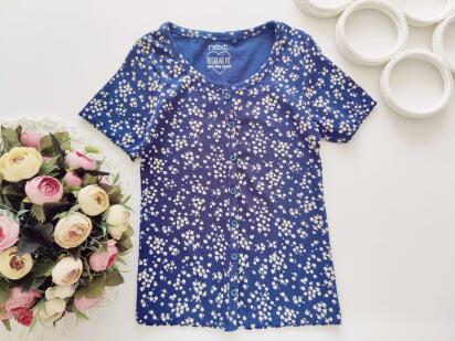 9 років, зріст 134 Футболка в рубчик