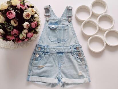 4,5 років, зріст 110 Блакитний джинсовий комбінезон