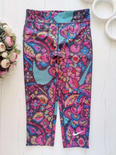 10-12 лет, рост 137-146 Лосины короткие спорт