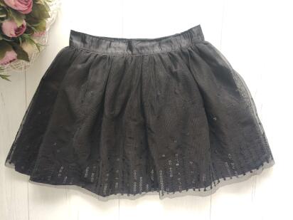 5,6 років, зріст 110,116 Чорна дитяча спідниця фатин