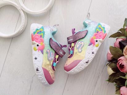 23 (14 см) Кросівки з мигалками єдинороги