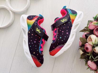 32 (21 см) Кросівки з мигалками на липучках, пінка