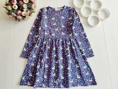 9 лет, рост 134 Трикртажное платье