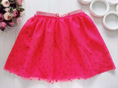 7,8 років, зріст 128 Спідниця в горох