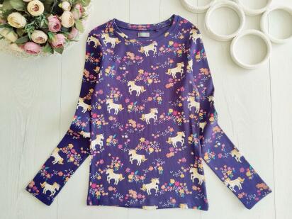 11 лет рост 146 Лонгслив в рубчик