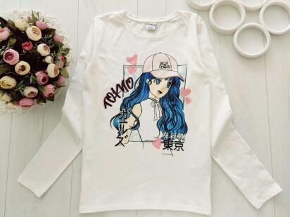 12,14 років, зріст 158,164 Лонгслів для дівчинки