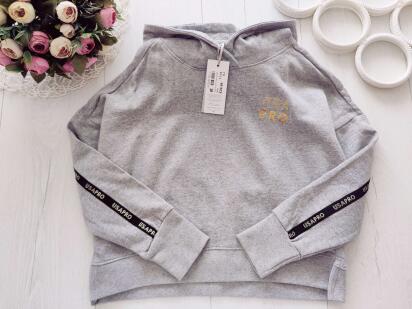 11,12 лет, рост 146,152 USA PRO Новое худи на флисе оверсайз