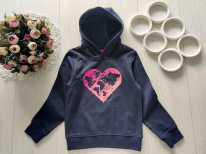 5,6 лет, рост 110,116 Худи на флисе