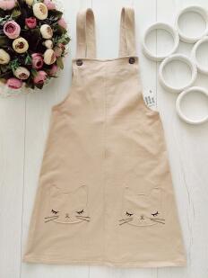 9,10 лет, рост 134,140 Новый сарафан