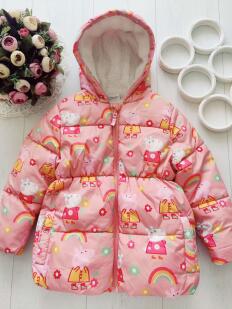 5,6 лет, рост 110,116 Теплая курточка на синтепоне