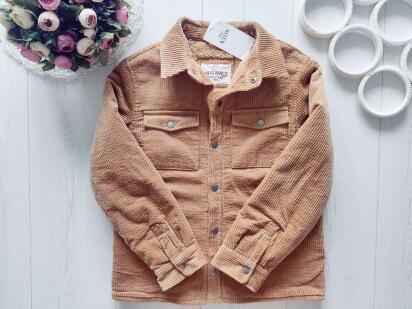 10,11 років, зріст 146 Нова вельветова куртка- толстовка на ситепоні