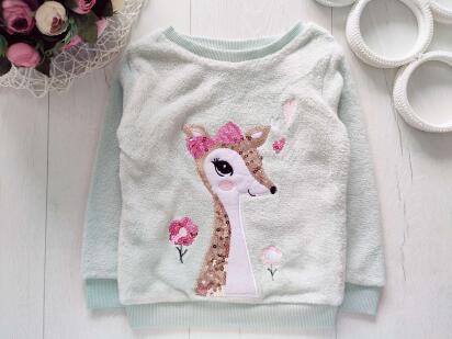 4 года, рост 104 Теплая кофта- меховушка