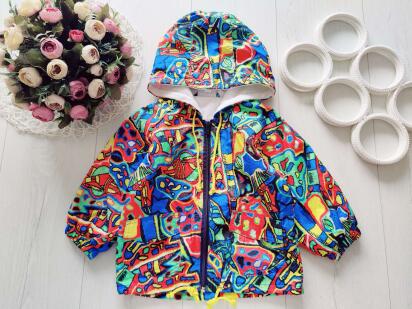 12 міс, зріст 80 Модна вітровка на підкладці
