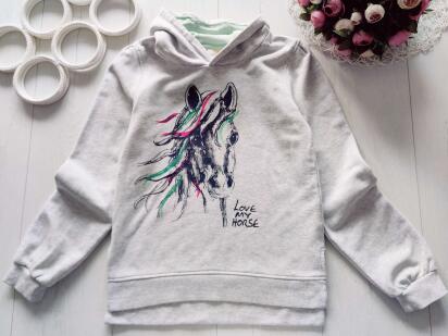 11,12 лет, рост 146,152 Худи на флисе