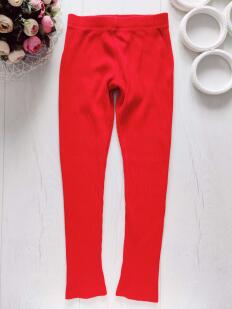 8,9 лет, рост 128,134 Красные лосины в рубчик