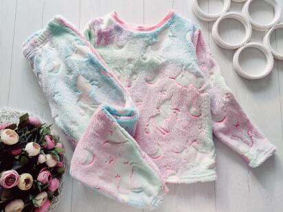 6,7 років, зріст 116,122 Тепла піжама для дівчинки