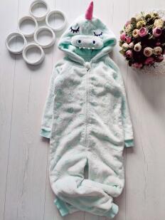 6,7 років, зріст 116,122 Теплий махровий кігурумі поні єдиноріг