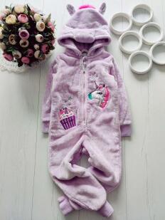 3,4 роки, зріст 104 Теплий махровий кігурумі поні єдиноріг