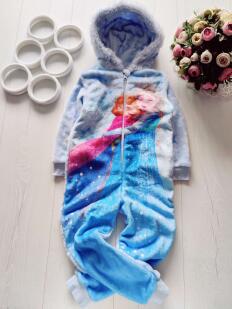 4,5 років, зріст 110 Теплий махровий кігурумі Frozen