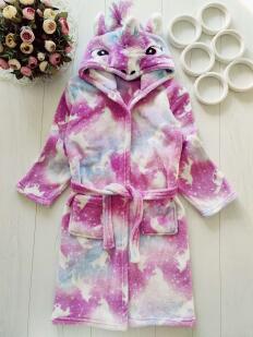 8,9 років, зріст 128,134 Теплий махровий кігурумі єдиноріг