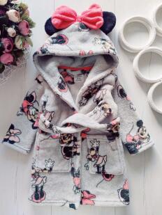 6,9 міс, зріст 74 Теплий махровий хлат міккі маус