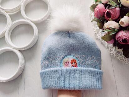 Шапка подвійна в'язка Frozen