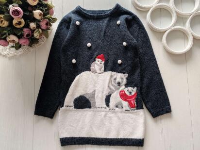 4,5 лет, рост 110 Свитер- туника