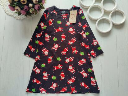 4,5 лет, рост 104,110 Новое новогоднее платье в дед морозах