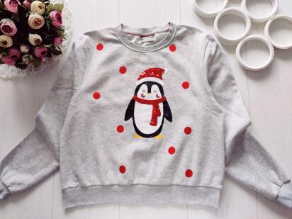 Новогодний свитшот на флисе