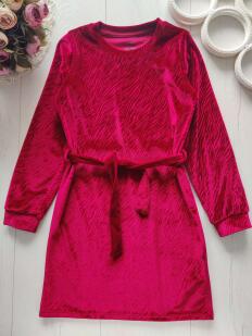 7,8 лет, рост 122,128 Бархатное деткое платье длинный рукав