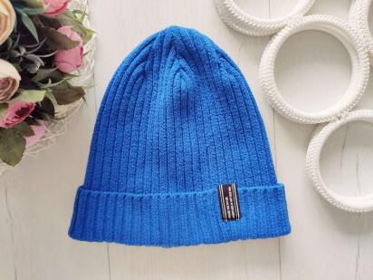 7-9 років, Тепла дитяча в'язана шапка для дітей