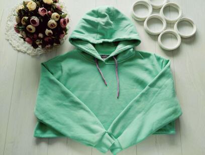 L 14\16 42\44 Худі оверсайз укорочене тепле на флісі