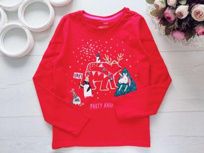 6,7 лет, рост 122 Новогодний реглан с единорожком пони